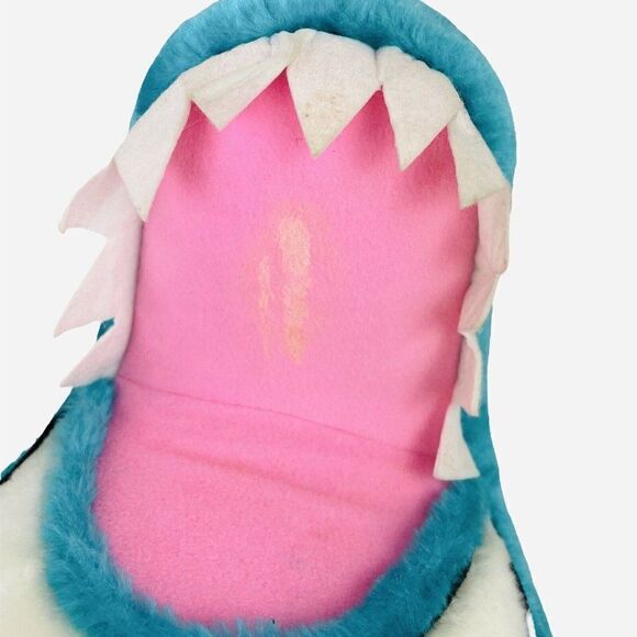 RARE VTG Prestigious Toy 17" Blue Shark Visor Plush Carnival Toy Riverside CA - Picture 9 of 12
